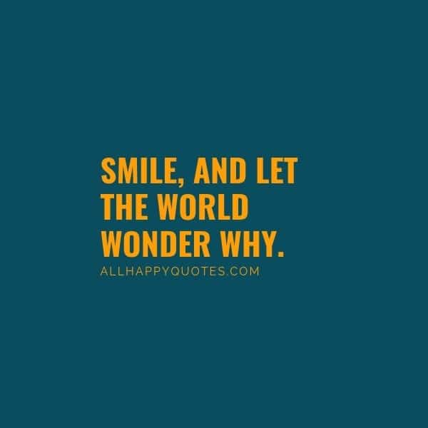 Smile Life Quotes
