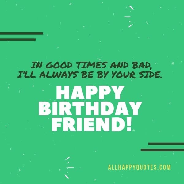 Birthday For A Friend