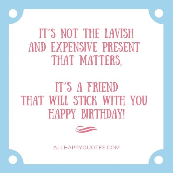 Birthday Quotation For Friend