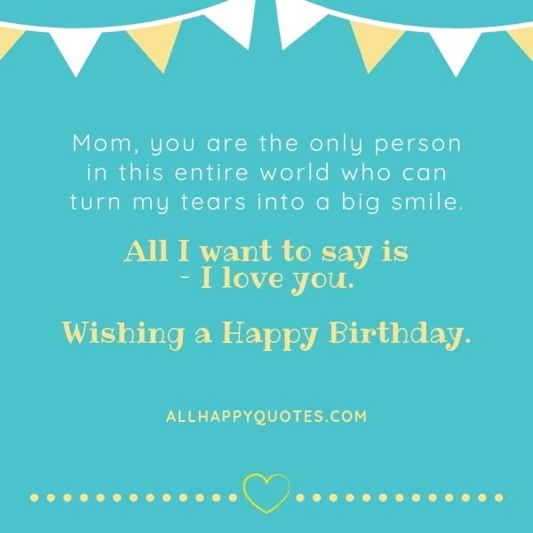 Birthday Quotes For Mom