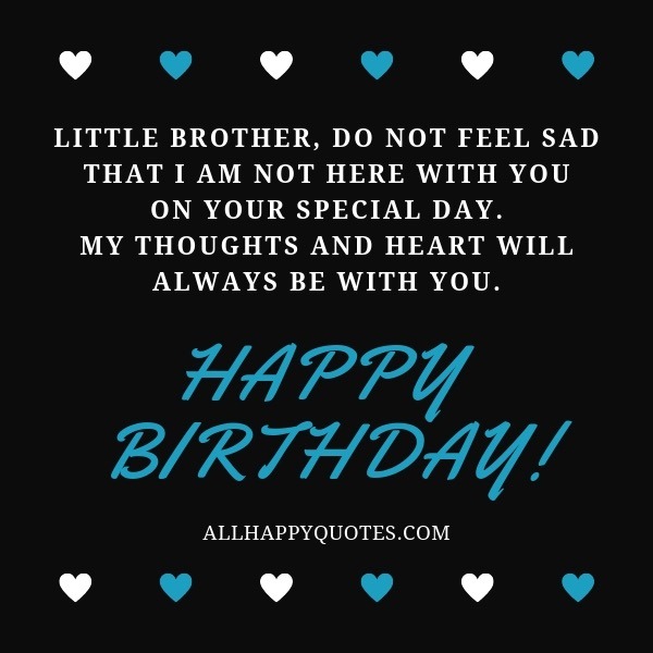 Birthday Wishes For Little Brother Images