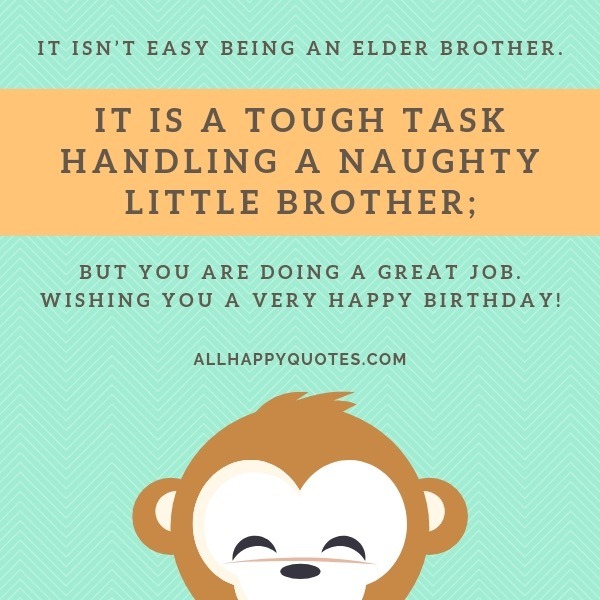 Birthday Wishes Status For Brother