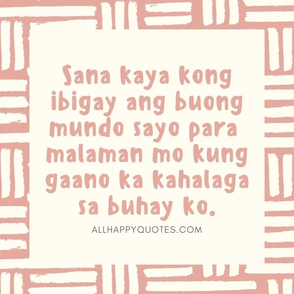 Love Tagalog Quotes For Her