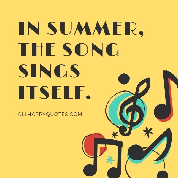 Summer Quotes From Songs