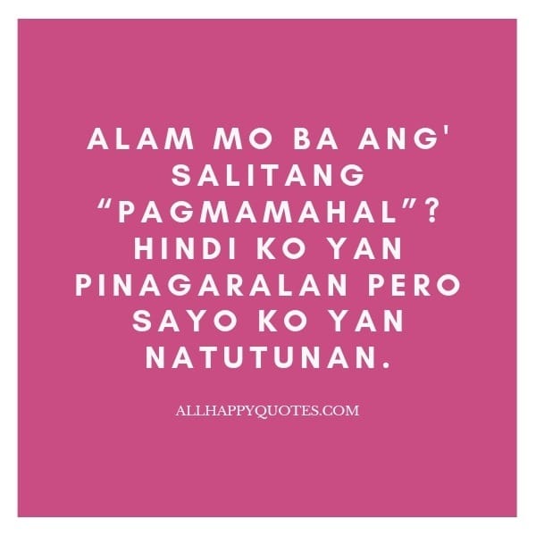 Tagalog Love Quotes For Her