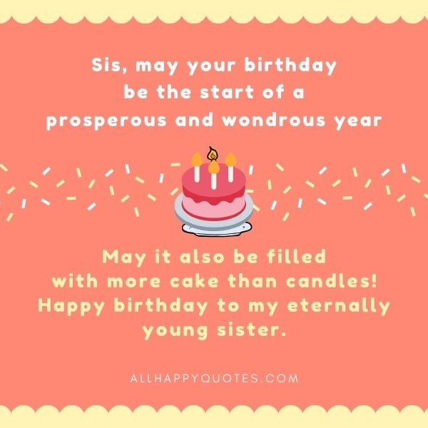 Wishes For Sister
