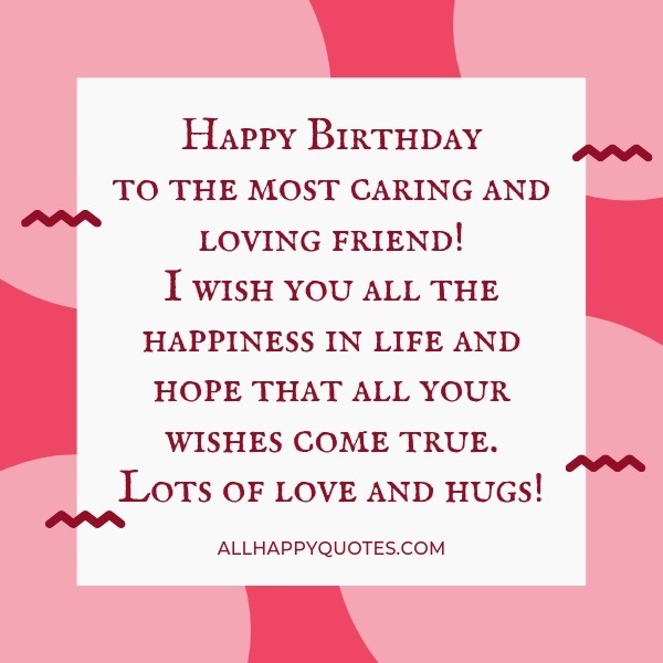 Inspirational birthday wishes for best friend girl
