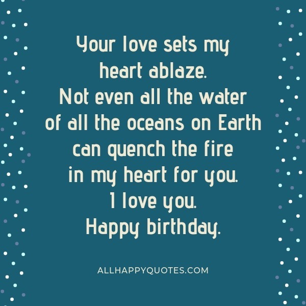 Birthday Wishes For Lover