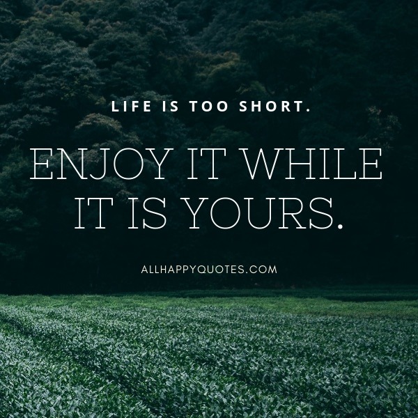 Enjoy Life Quotes