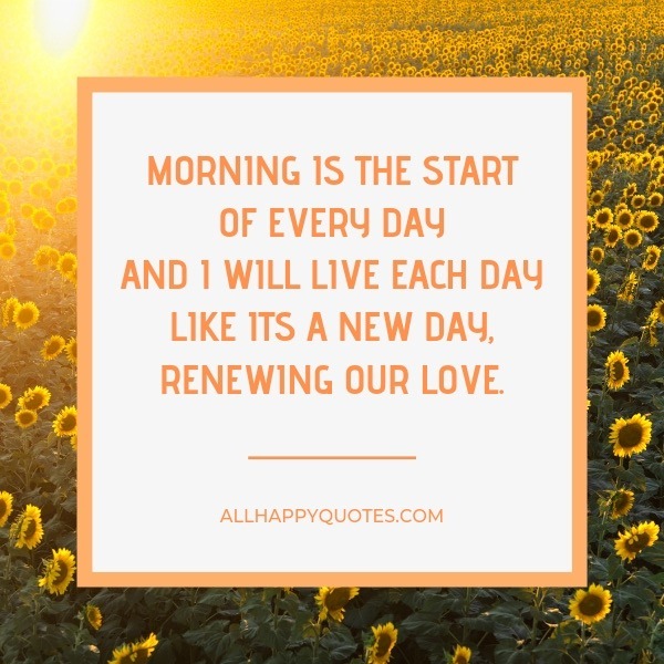 Good Morning Quotes On Love