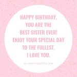 47 Happy Birthday Message for Sisters with Images