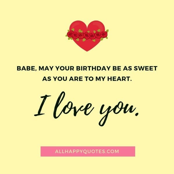 Happy Birthday Message To Your Girlfriend