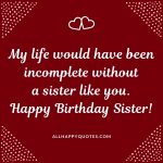 47 Happy Birthday Message For Sisters With Images