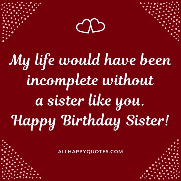 Happy Birthday Wishes For Sister Gif