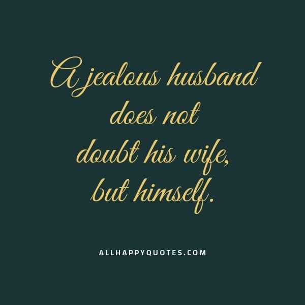 a jealous husband