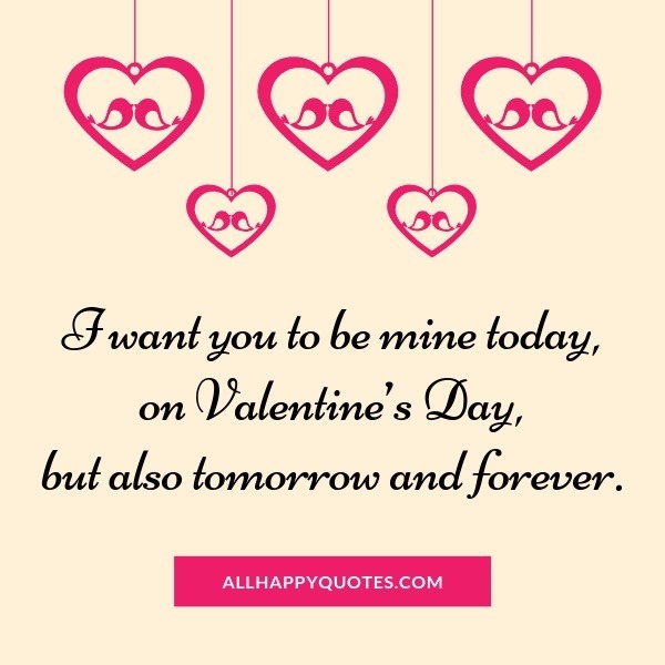 i want you to be mine today