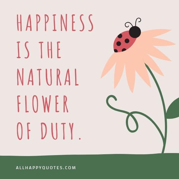 is the natural flower of duty