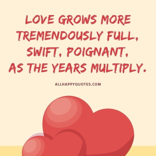 love grows more tremendously full