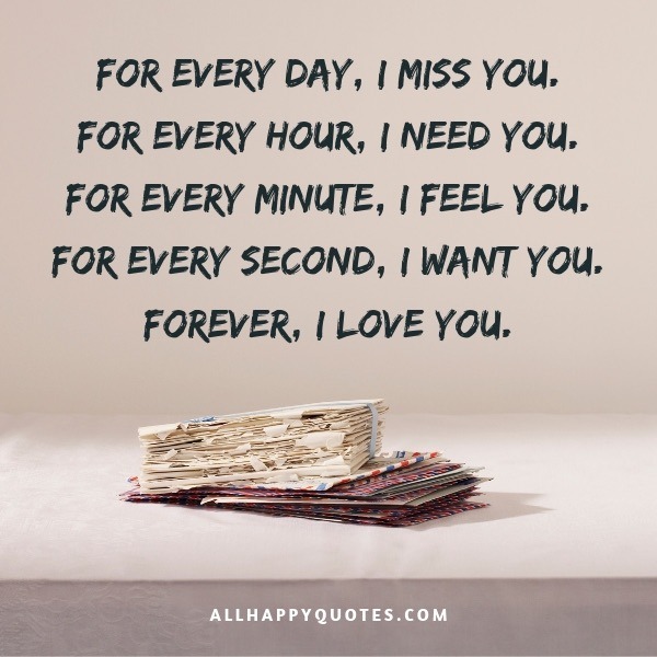 i miss you quotes for him from the heart