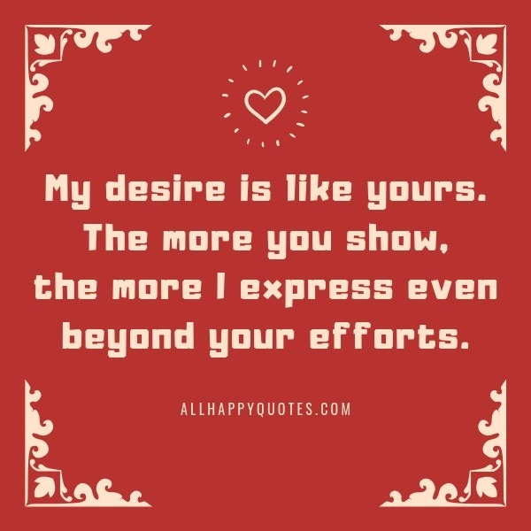 My Desire Is Like Yours