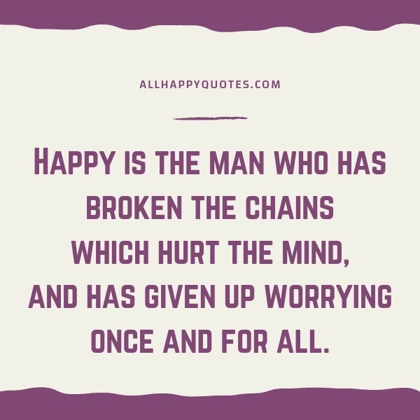 the man who has broken the chains