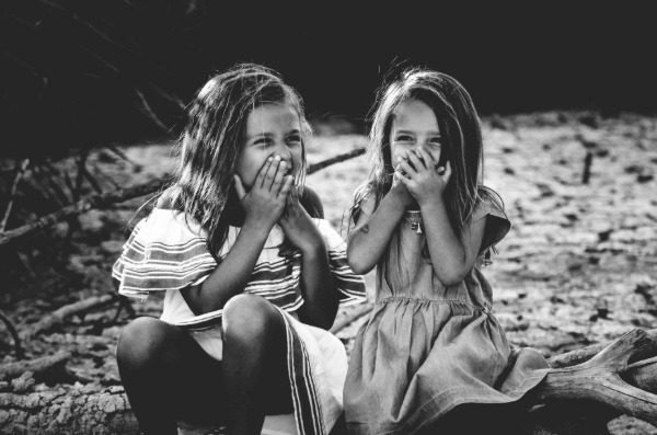 laugh together