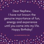 33 Happy Birthday Wishes for Nephew turning a year Older (and Wiser)