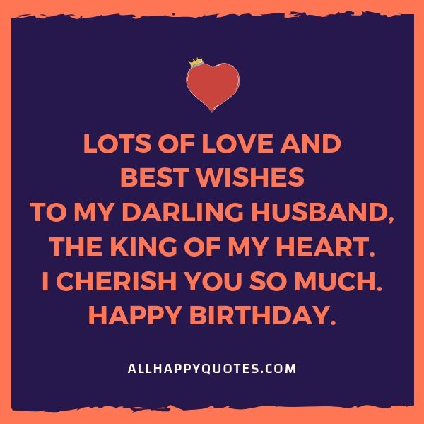 birthday wishes for husband to be