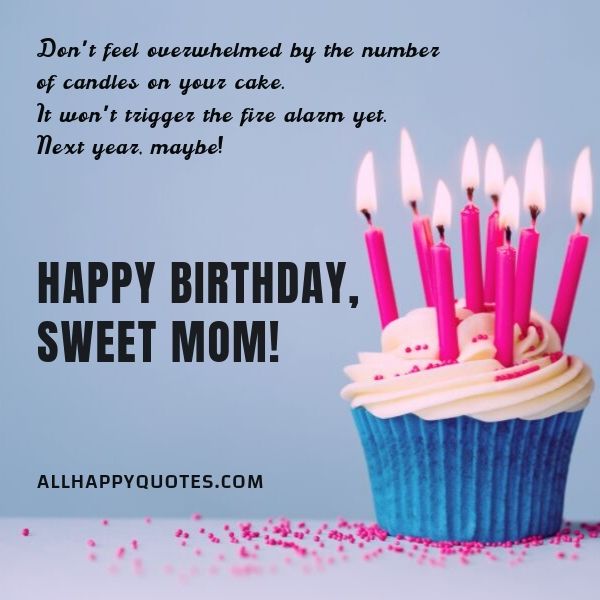 funny birthday wishes for mom from daughter