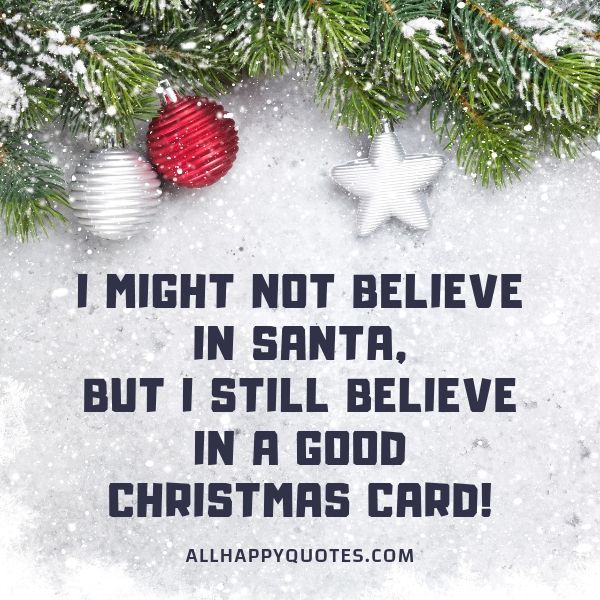 i might not believe in santa