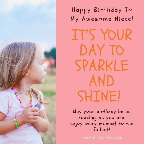 its your day to sparkle and shine