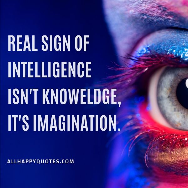 real sign of intelligence