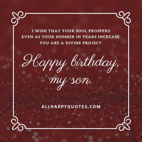 birthday wishes for son free download