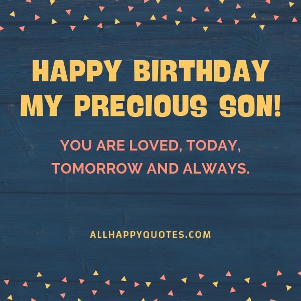 birthday wishes for son images