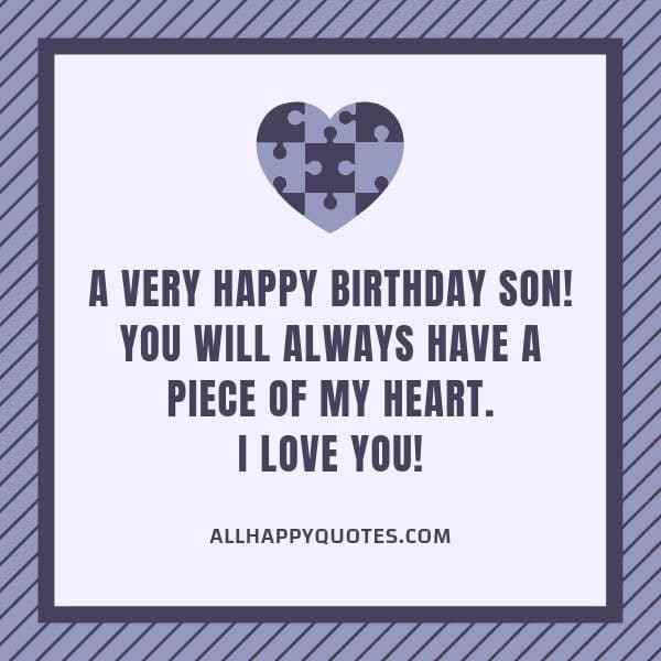 birthday wishes for son in heaven