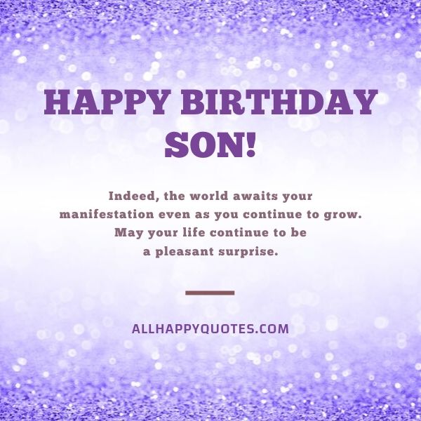 religious birthday wishes for son