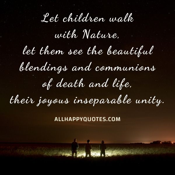 let children walk