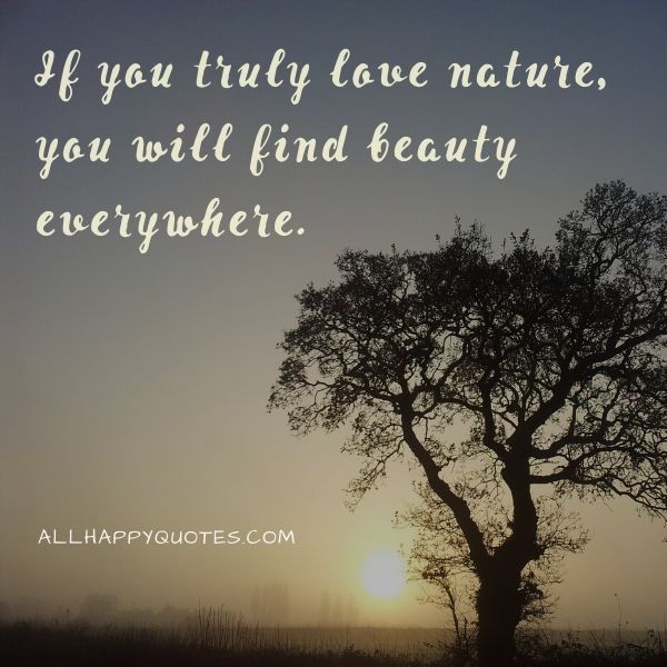 nature quotes beauty
