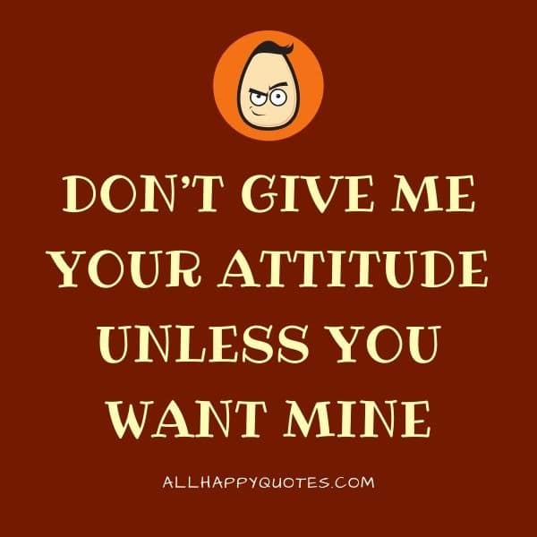 cool attitude quotes