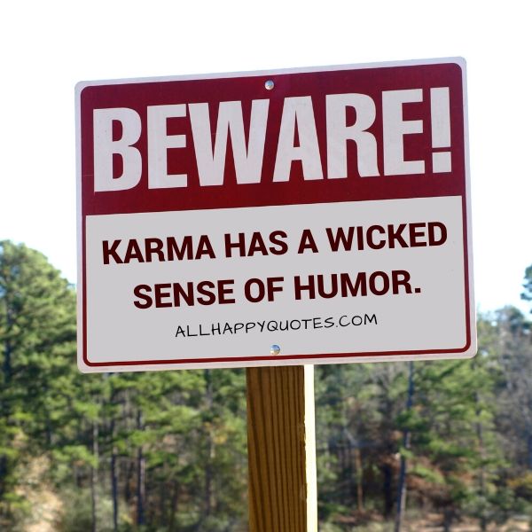 karma quotes funny