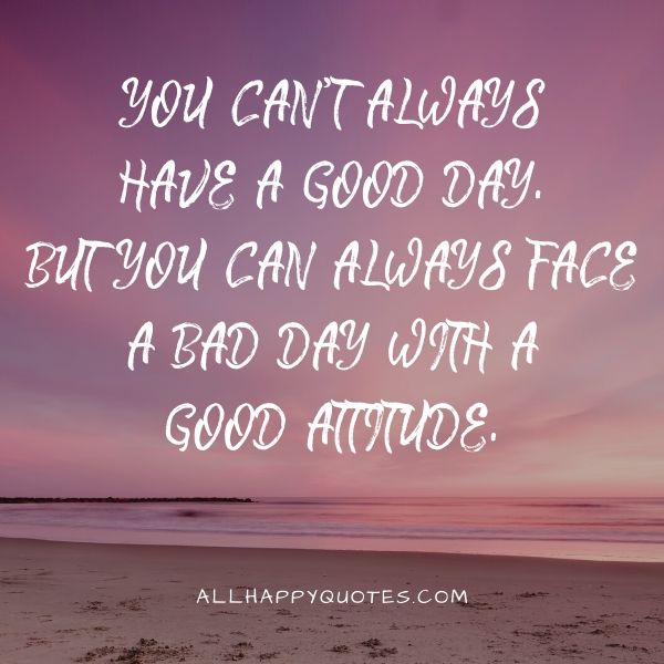 life attitude quotes