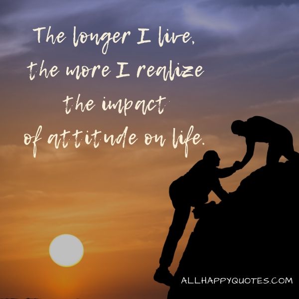 the longer i live