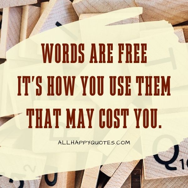 words are free