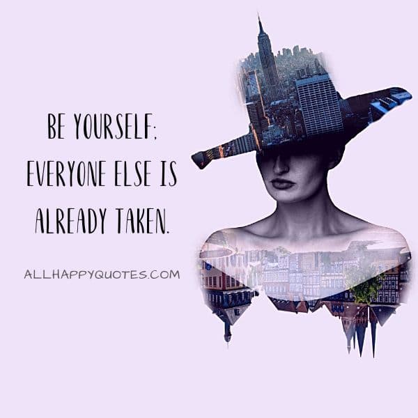 be yourself