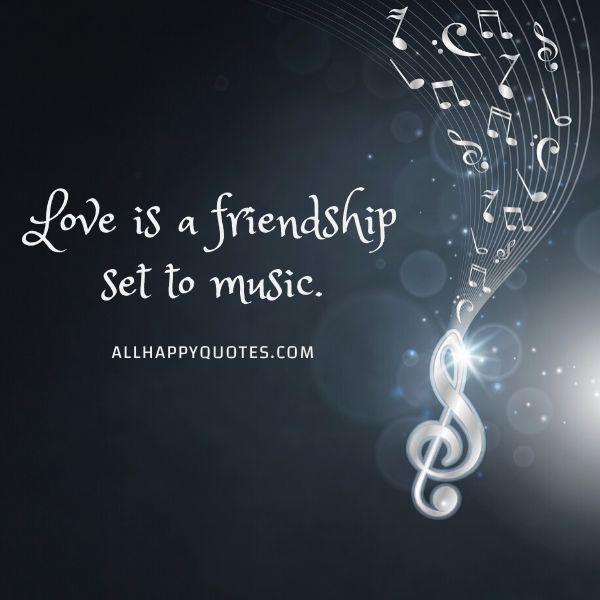 friendship set to music