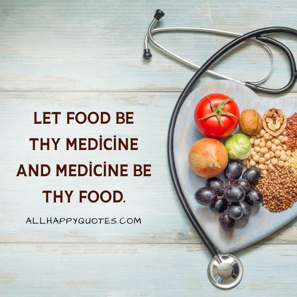 medicine by thy food