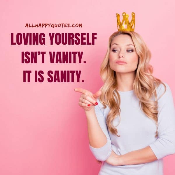 is not vanity
