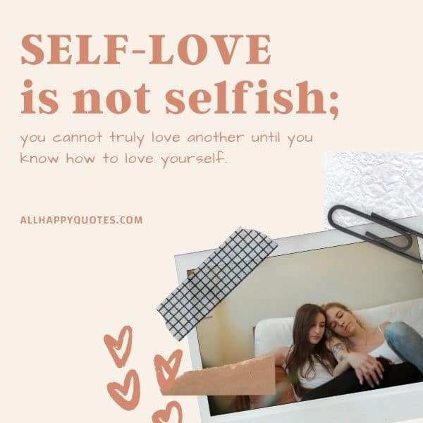 self love is not selfish quotes