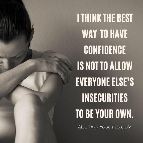 low self confidence quotes