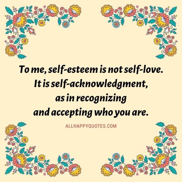 self esteem confidence quotes